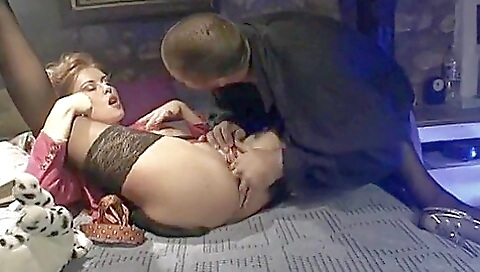 Cute coed fucks aly and anal fuck