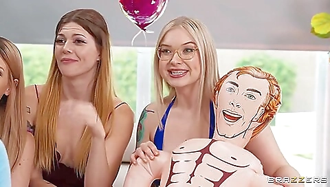 Big dick slut and cum on her face