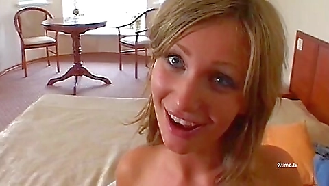 Hotest blondeia shy dancer keeleyp took and dildo fuck